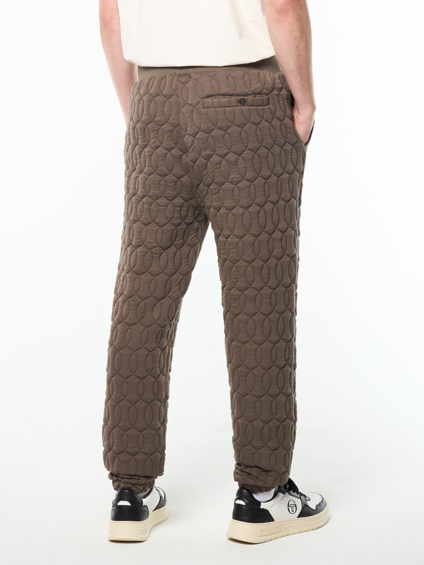 Sergio Tacchini Aversa Quilted Sweatpant - Morel