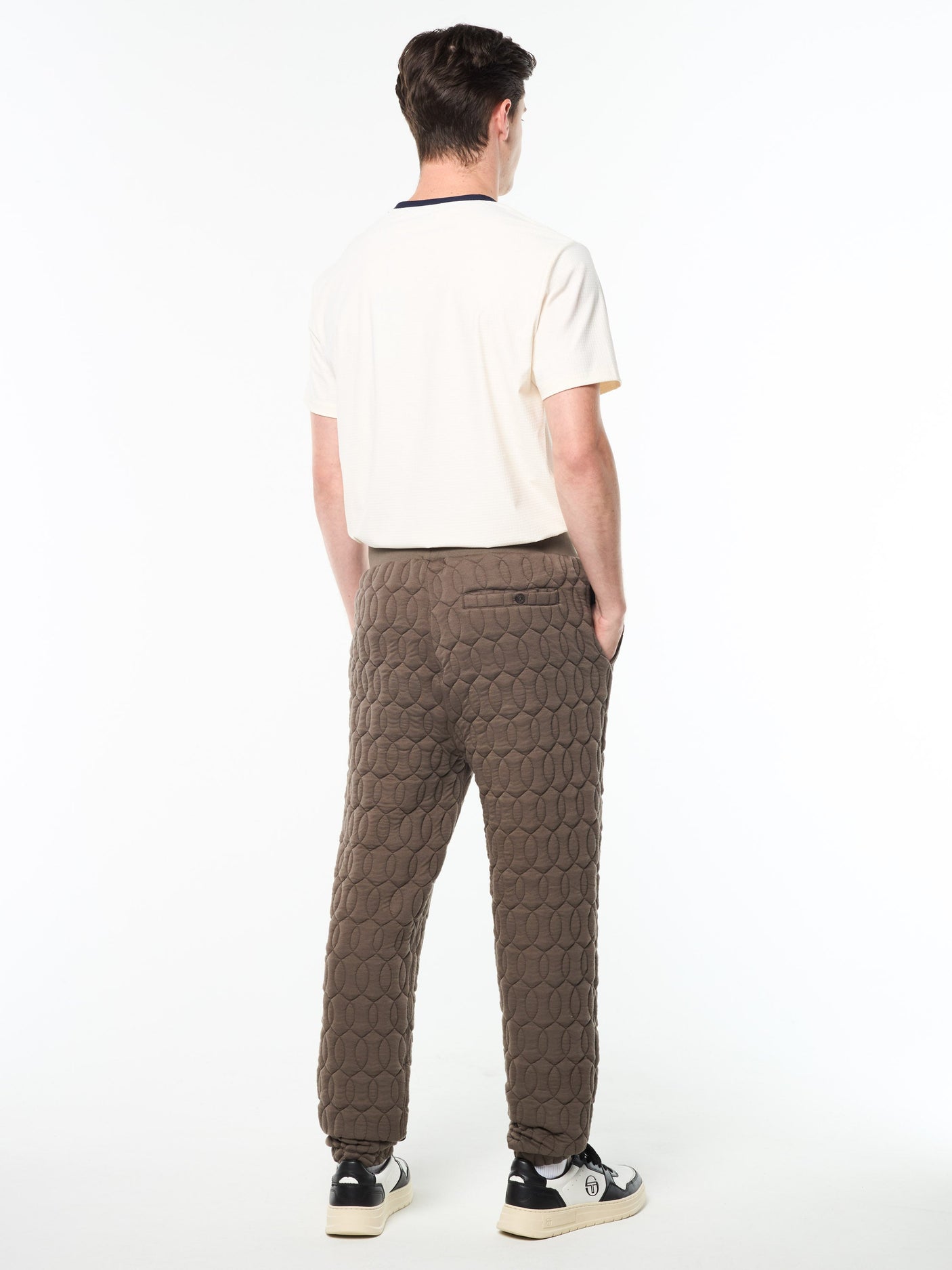 Sergio Tacchini Aversa Quilted Sweatpant - Morel