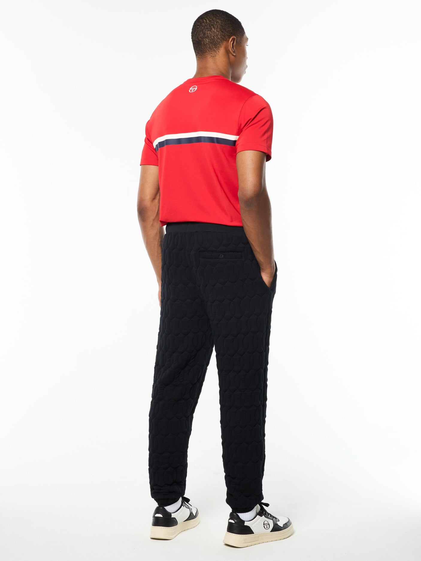 Sergio Tacchini Aversa Quilted Sweatpant - Black Beauty