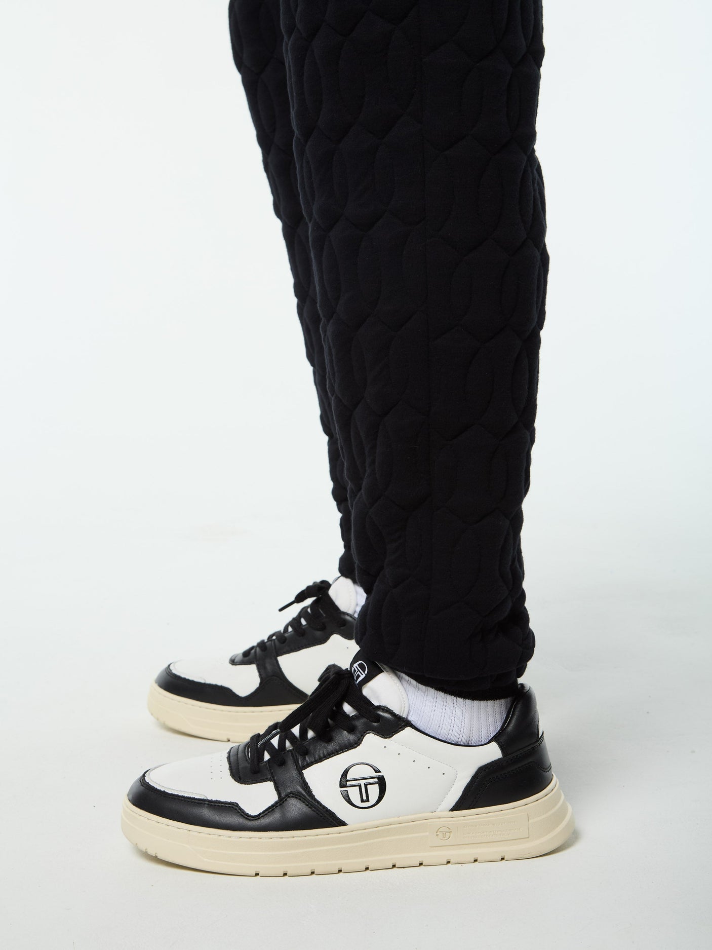 Sergio Tacchini Aversa Quilted Sweatpant - Black Beauty
