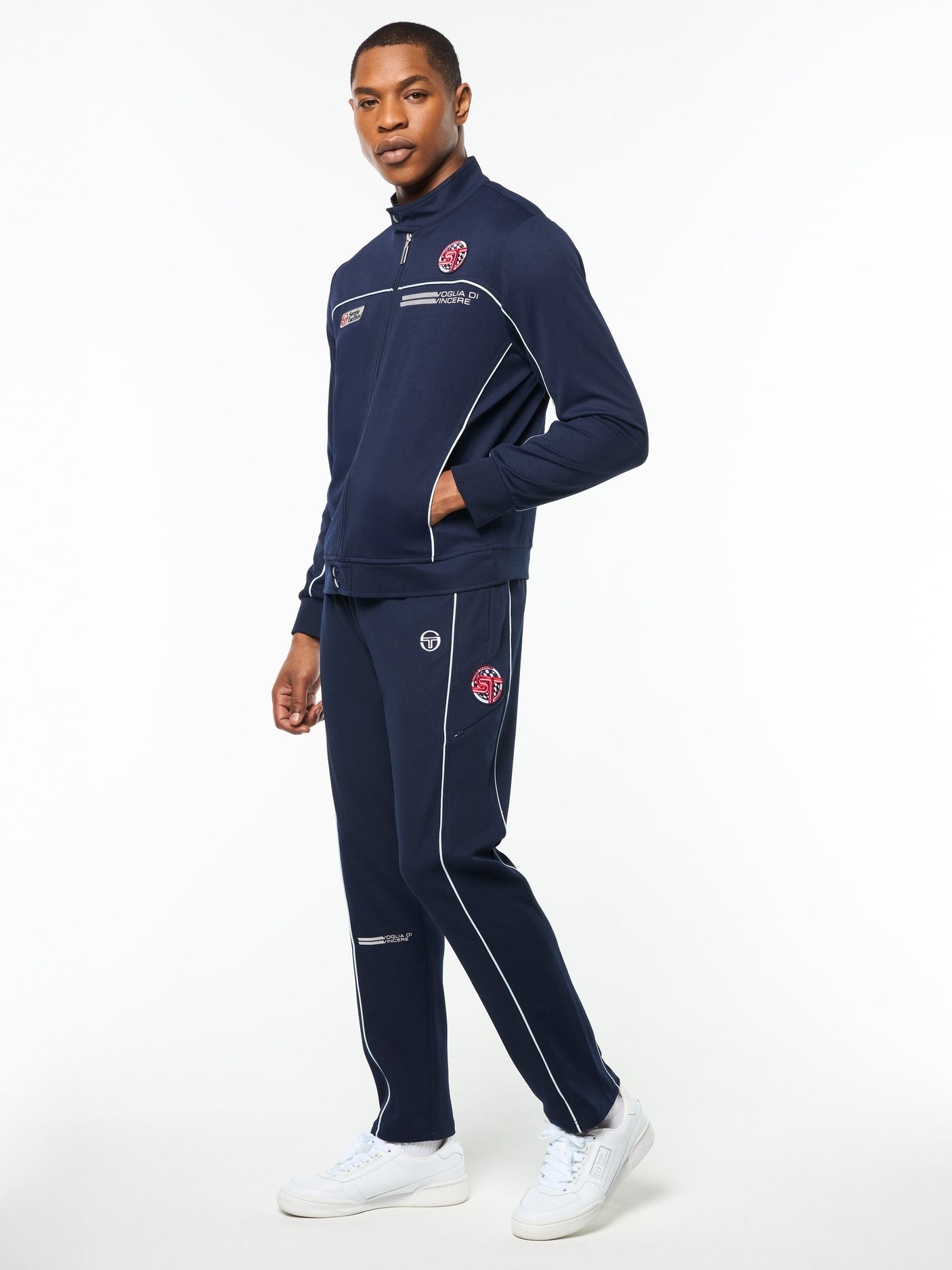 Sergio Tacchini Macchina Track Jacket - Maritime Blue