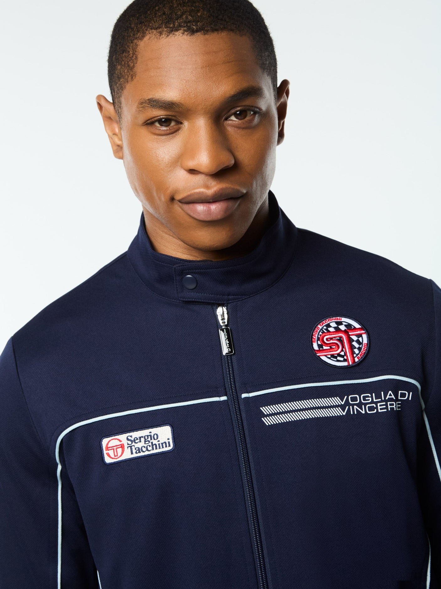 Sergio Tacchini Macchina Track Jacket - Maritime Blue