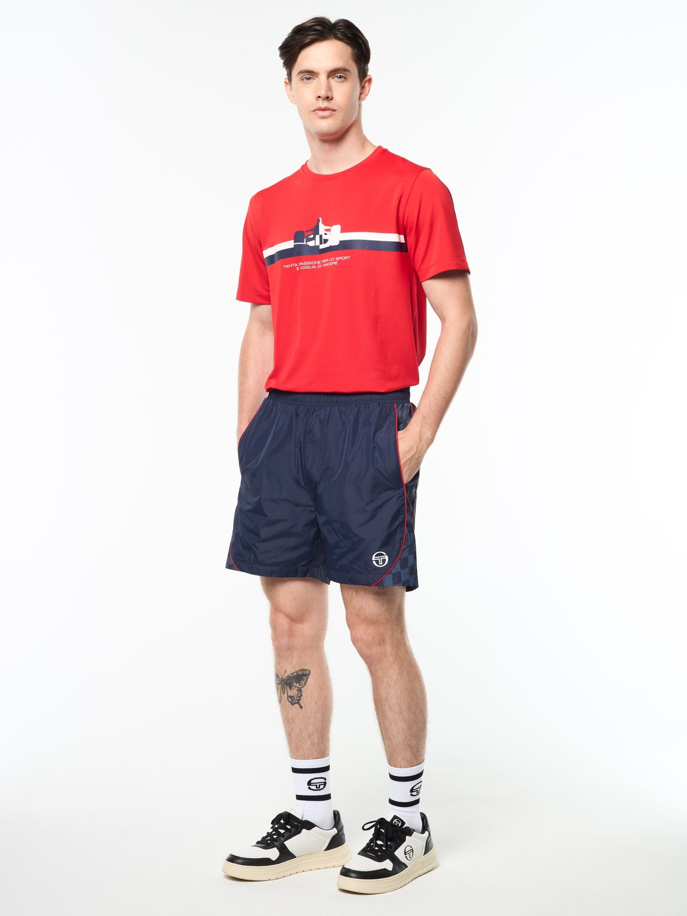 Sergio Tacchini Macchina Short - Maritime Blue
