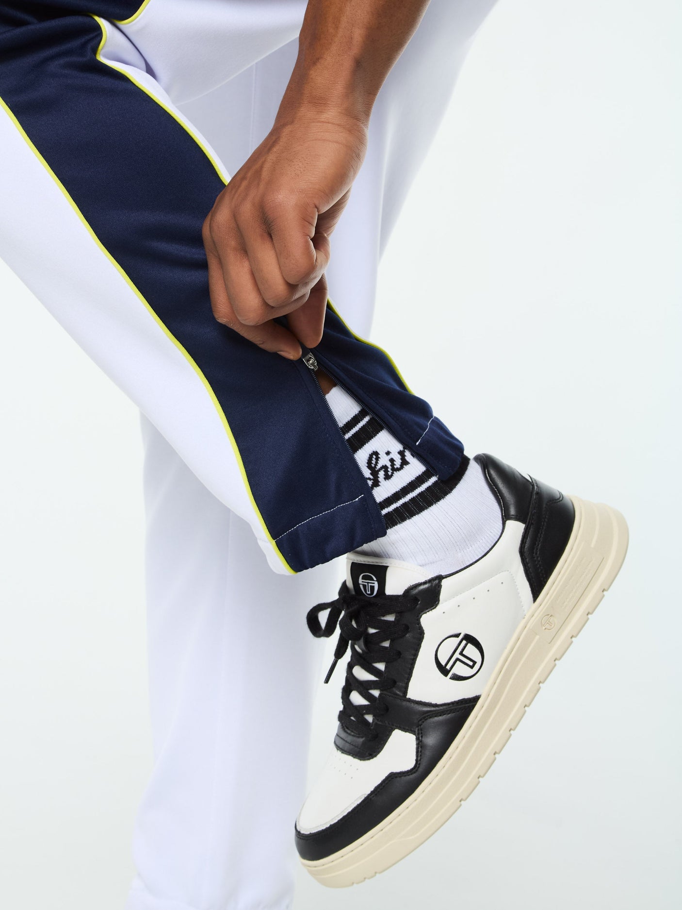 Sergio Tacchini Corsa Track Pant - Brilliant White