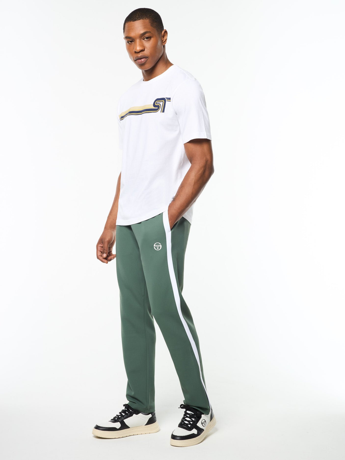 Sergio Tacchini Corsa T - Shirt - Brilliant White