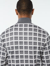 Sergio Tacchini Damarindo Check Track Jacket - Quiet Grey