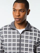 Sergio Tacchini Damarindo Check Track Jacket - Quiet Grey