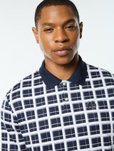 Sergio Tacchini Damarindo Check Polo - Maritime Blue