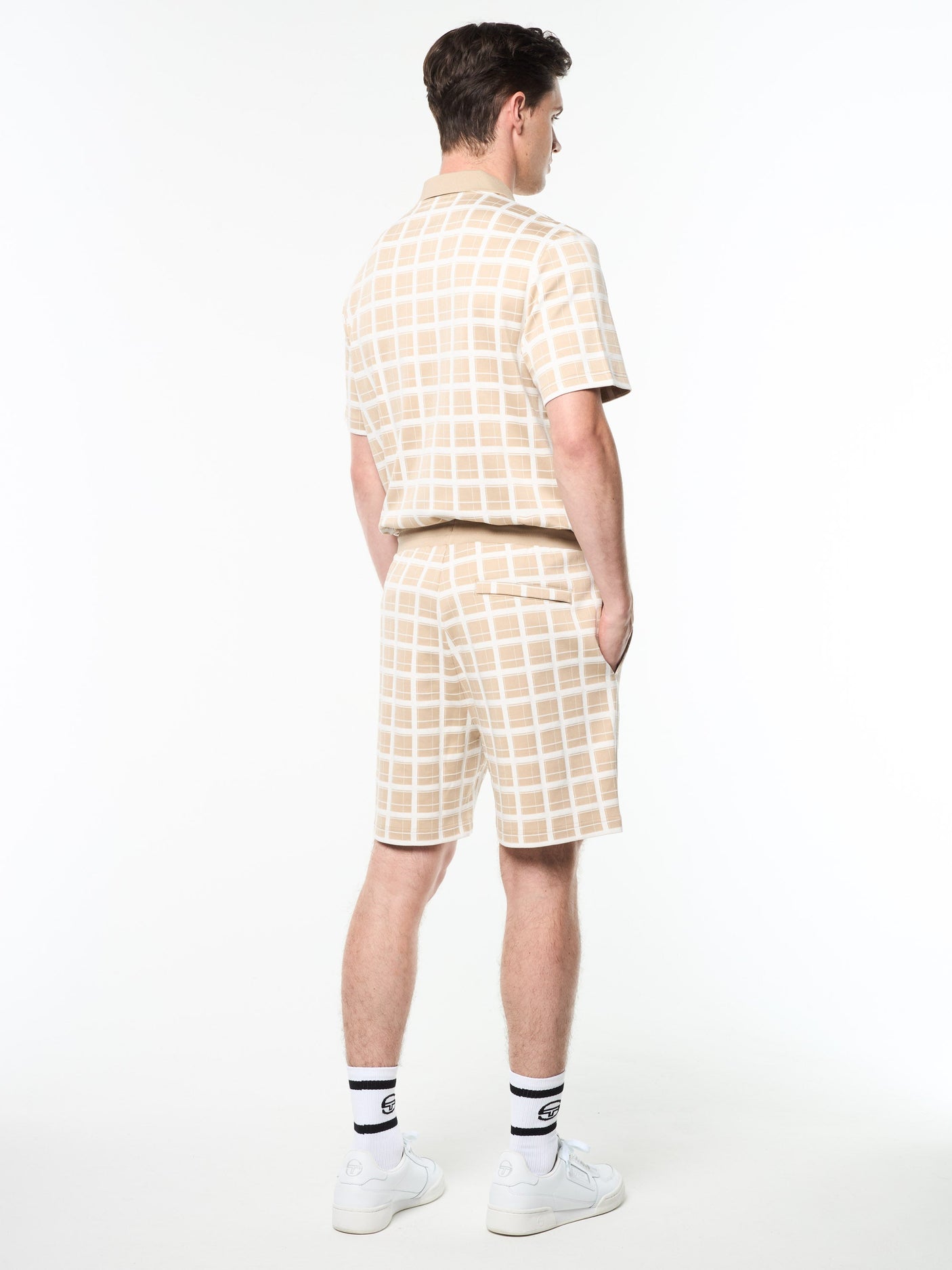 Sergio Tacchini Damarindo Check Short - Humus
