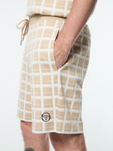 Sergio Tacchini Damarindo Check Short - Humus