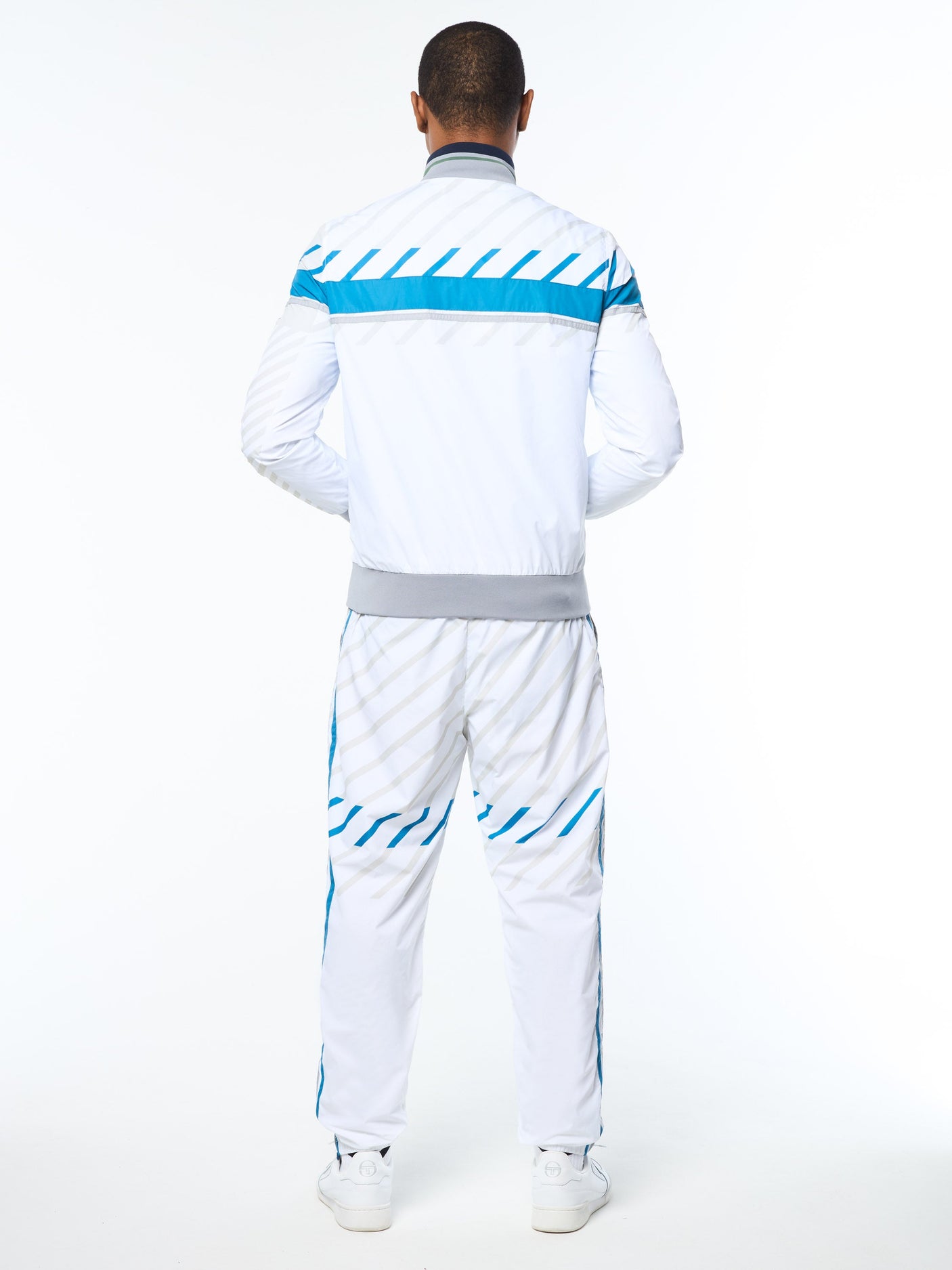 Sergio Tacchini Quadretto Track Jacket - Brilliant White