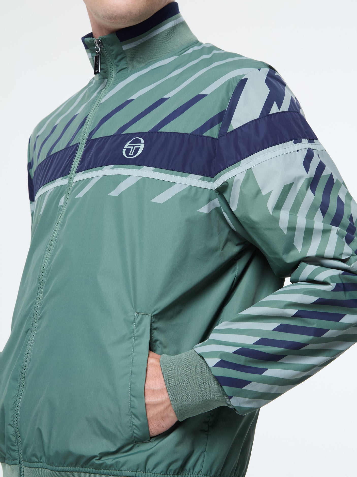 Sergio Tacchini Quadretto Track Jacket - Duck Green