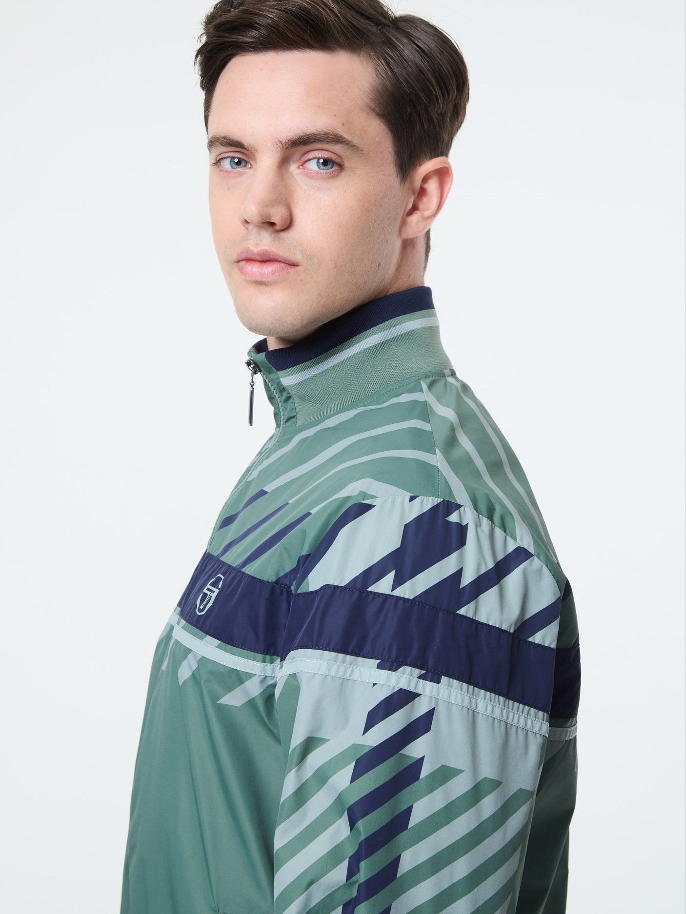 Sergio Tacchini Quadretto Track Jacket - Duck Green
