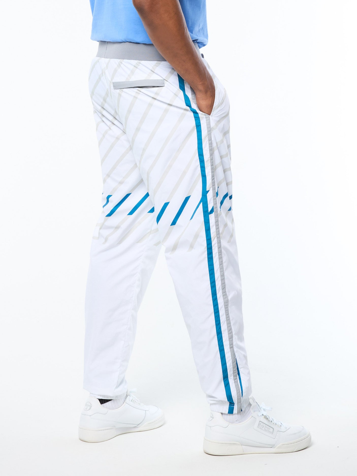 Sergio Tacchini Quadretto Track Pant - Brilliant White