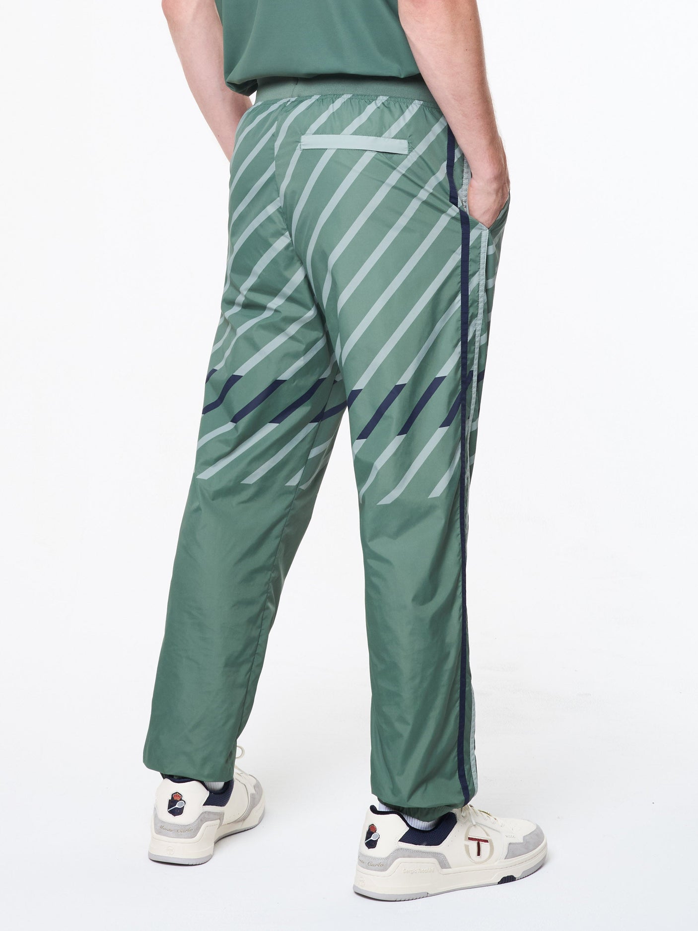 Sergio Tacchini Quadretto Track Pant - Duck Green