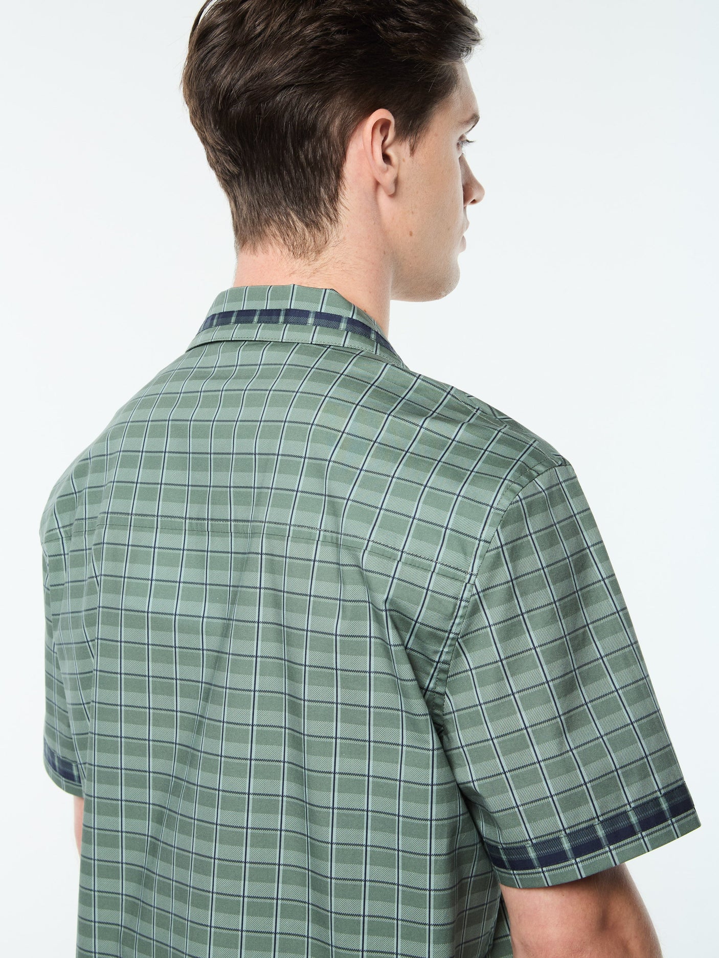 Sergio Tacchini Quadretto Cabana Shirt - Duck Green