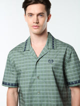 Sergio Tacchini Quadretto Cabana Shirt - Duck Green