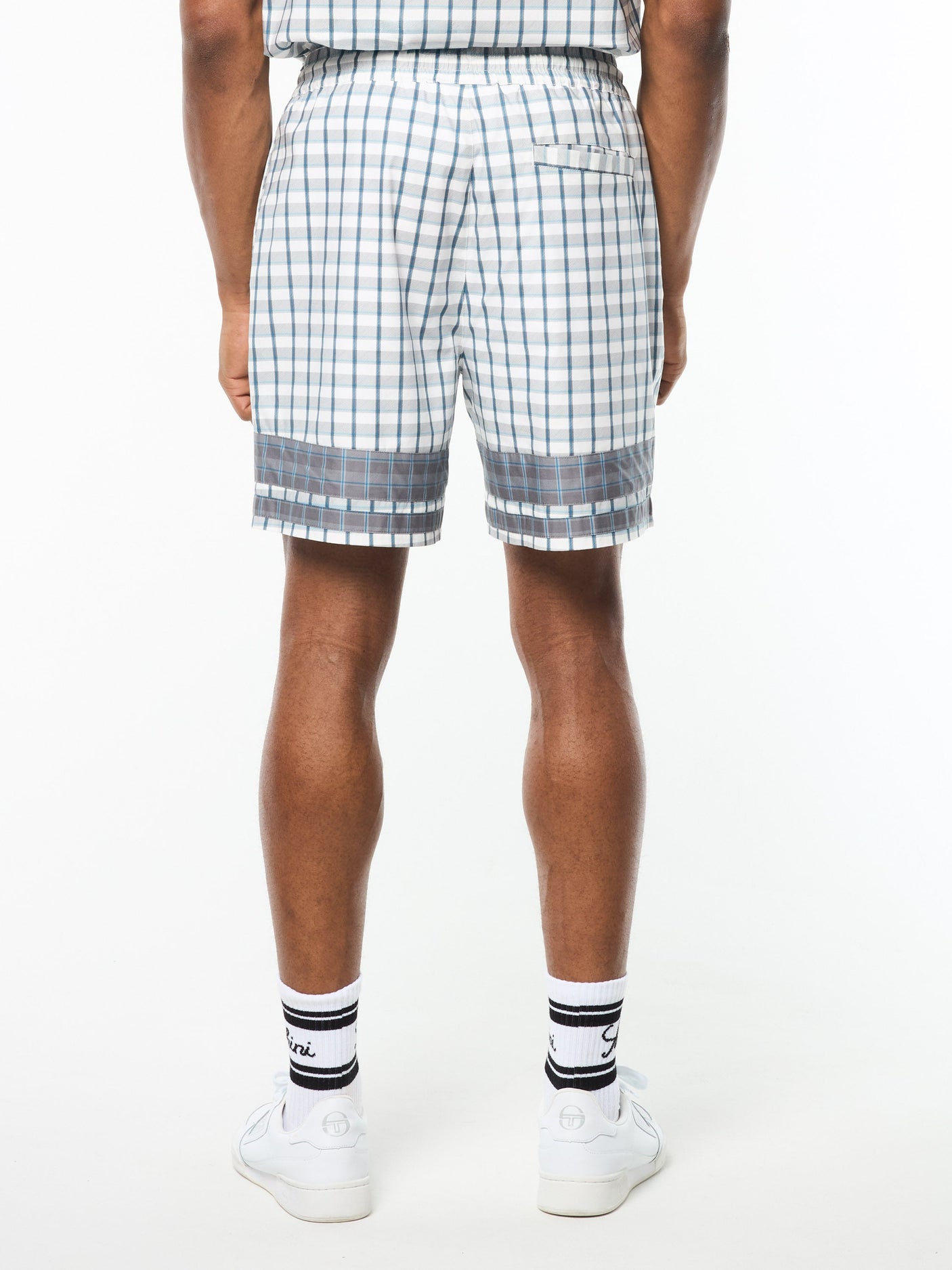 Sergio Tacchini Quadretto Cabana Short - Brilliant White