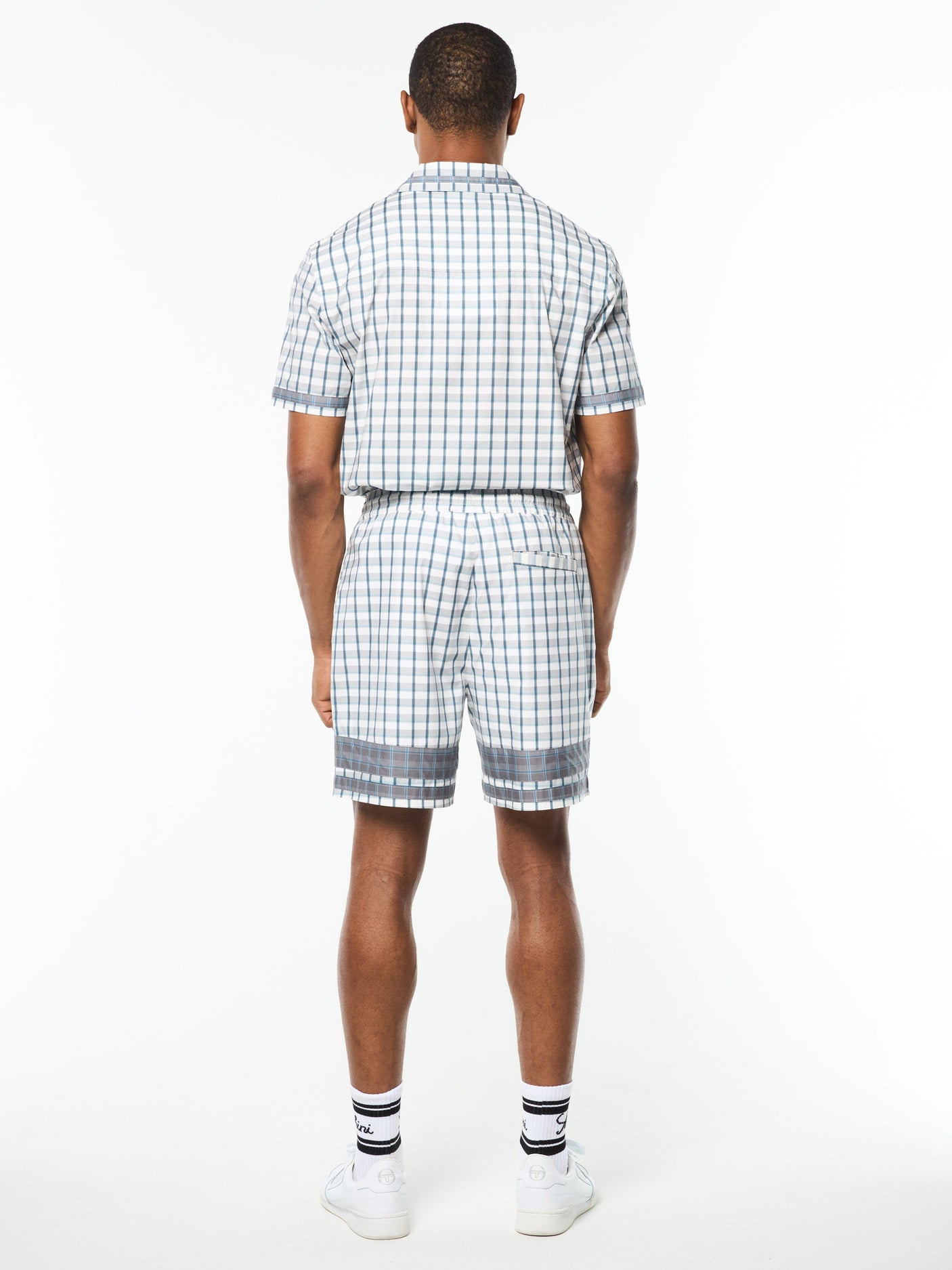 Sergio Tacchini Quadretto Cabana Short - Brilliant White