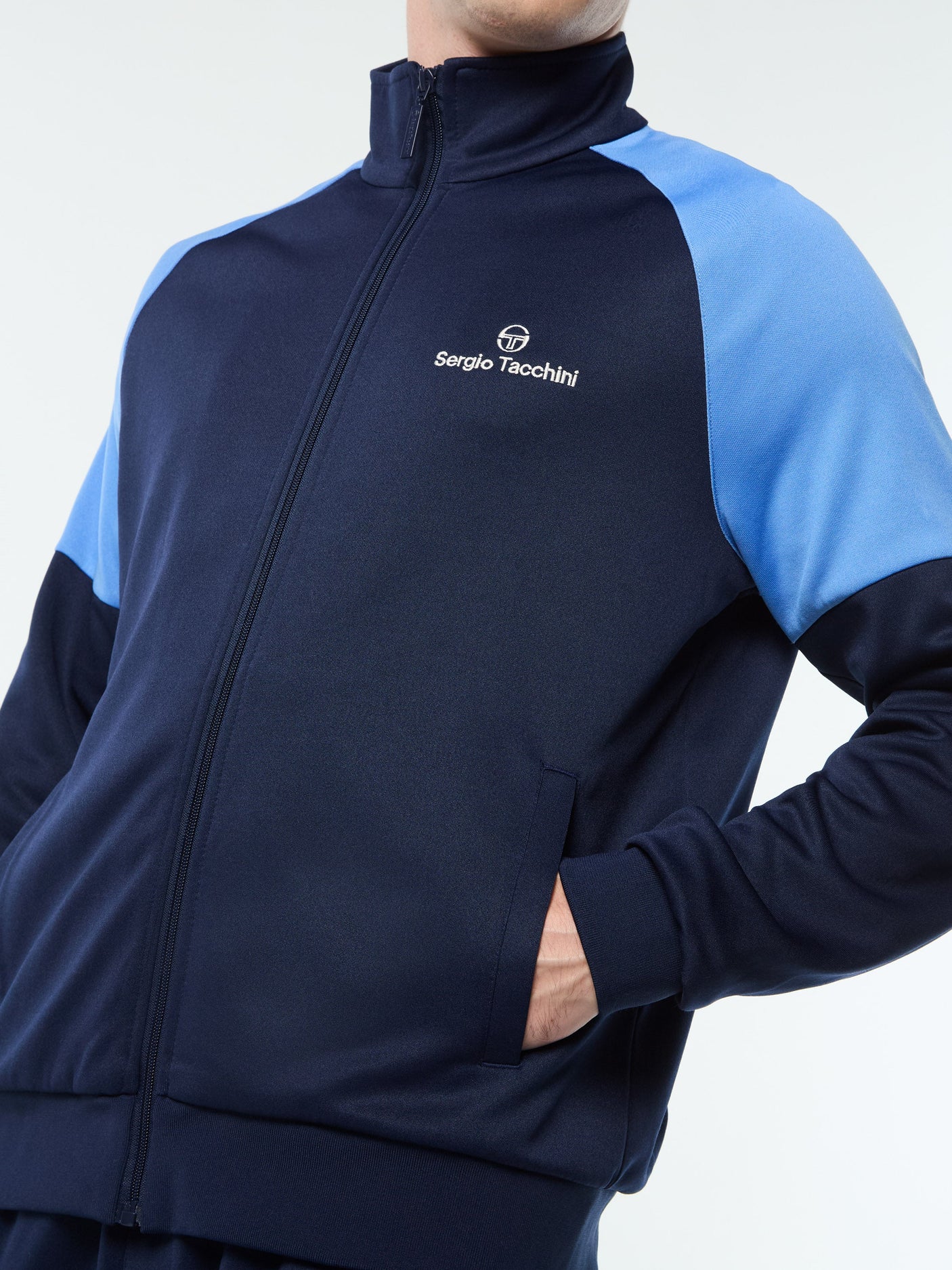Sergio Tacchini Spacco Track Jacket - Maritime Blue