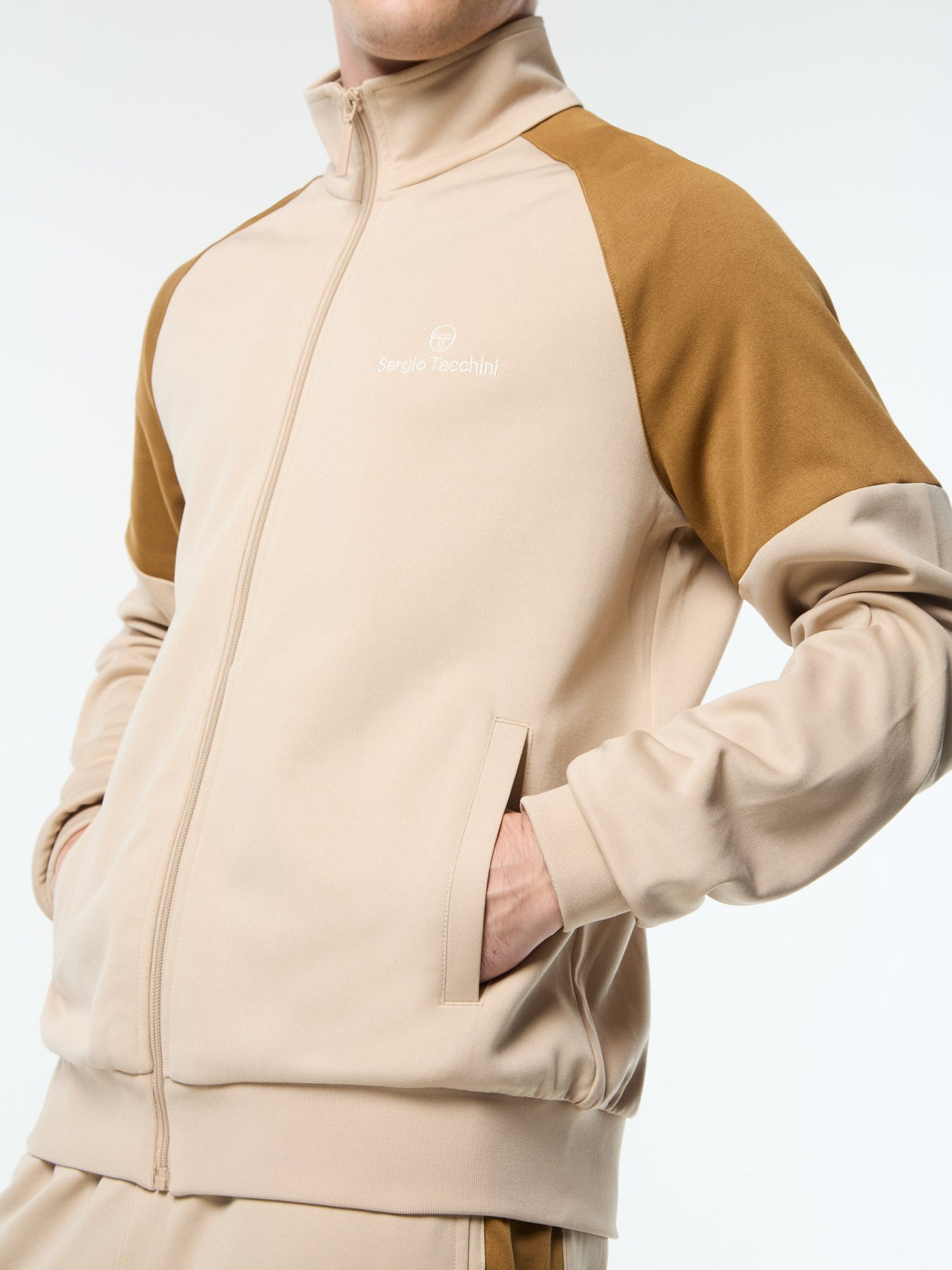 Sergio Tacchini Spacco Track Jacket - Humus