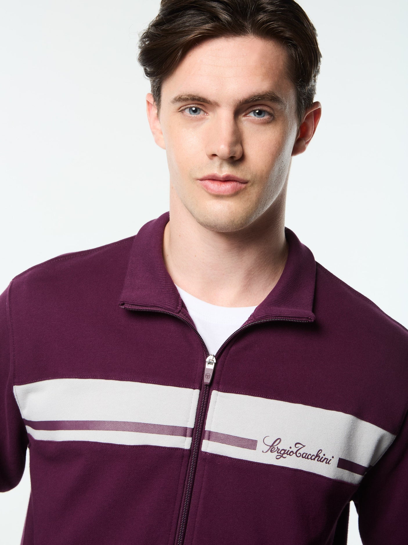 Sergio Tacchini Cursivo Track Jacket - Potent Purple