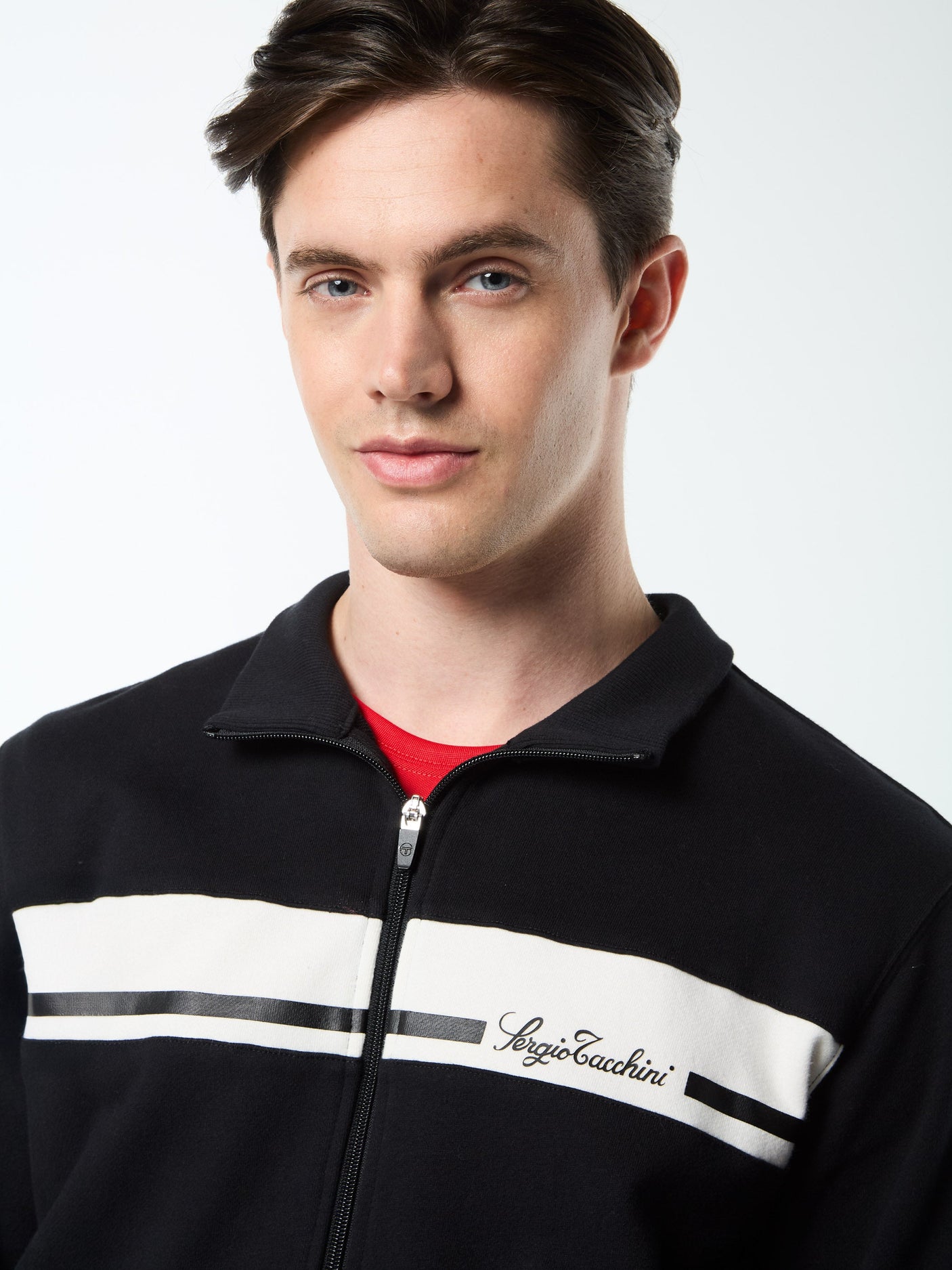 Sergio Tacchini Cursivo Track Jacket - Black Beauty
