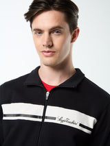 Sergio Tacchini Cursivo Track Jacket - Black Beauty