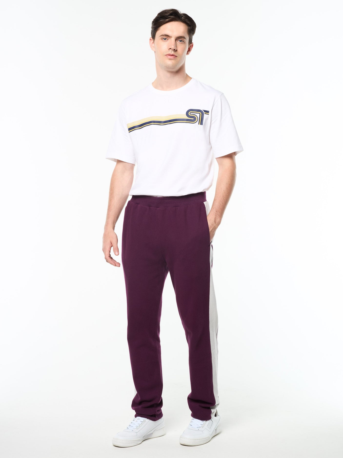 Sergio Tacchini Cursivo Track Pant - Potent Purple