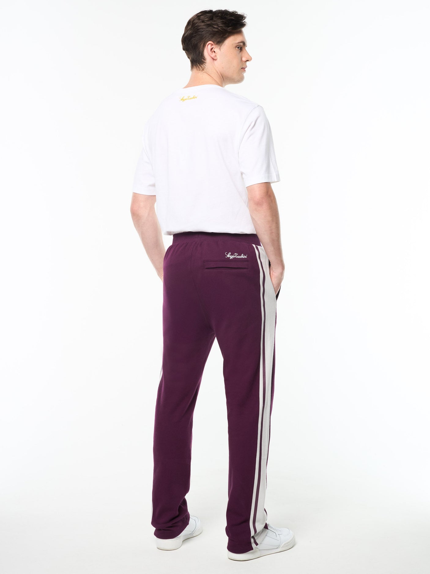 Sergio Tacchini Cursivo Track Pant - Potent Purple