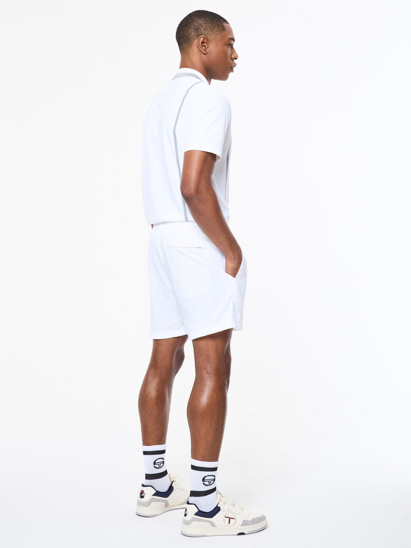 Sergio Tacchini Campo Court Short - Brilliant White
