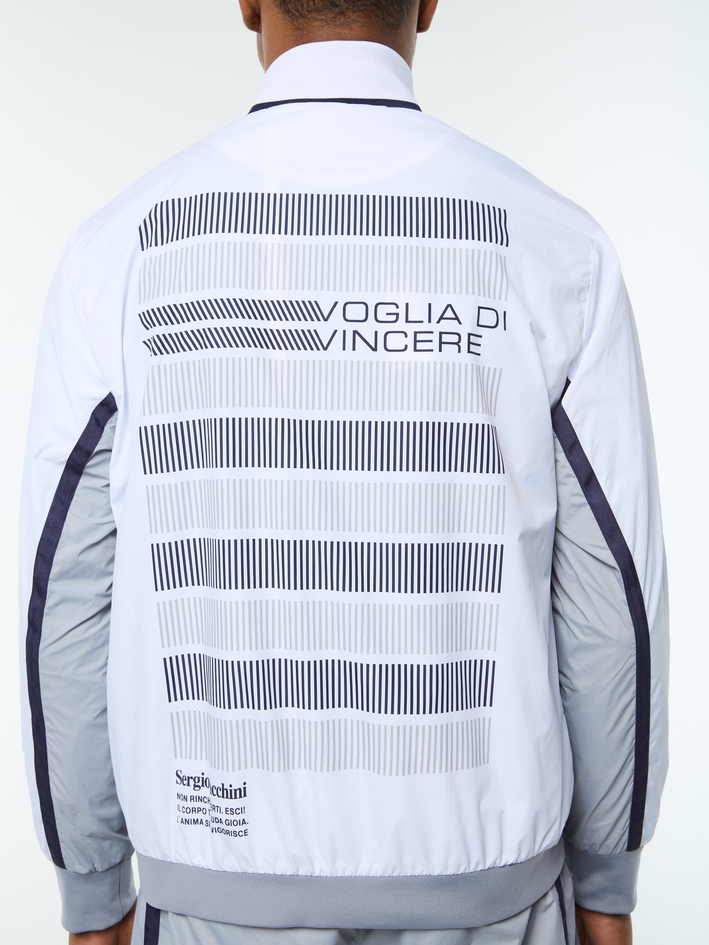 Sergio Tacchini Campo Court Track Jacket - Quiet Grey