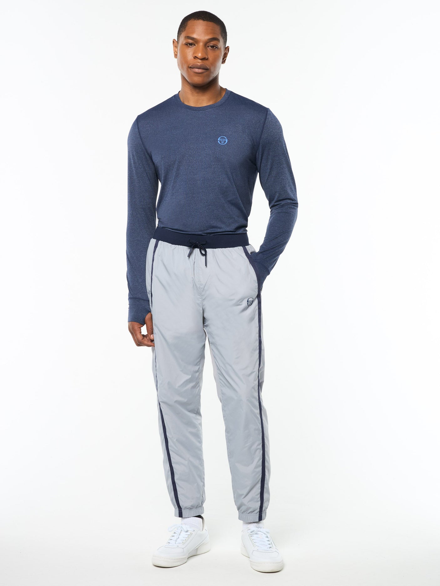 Sergio Tacchini Campo Court Track Pant - Quiet Grey