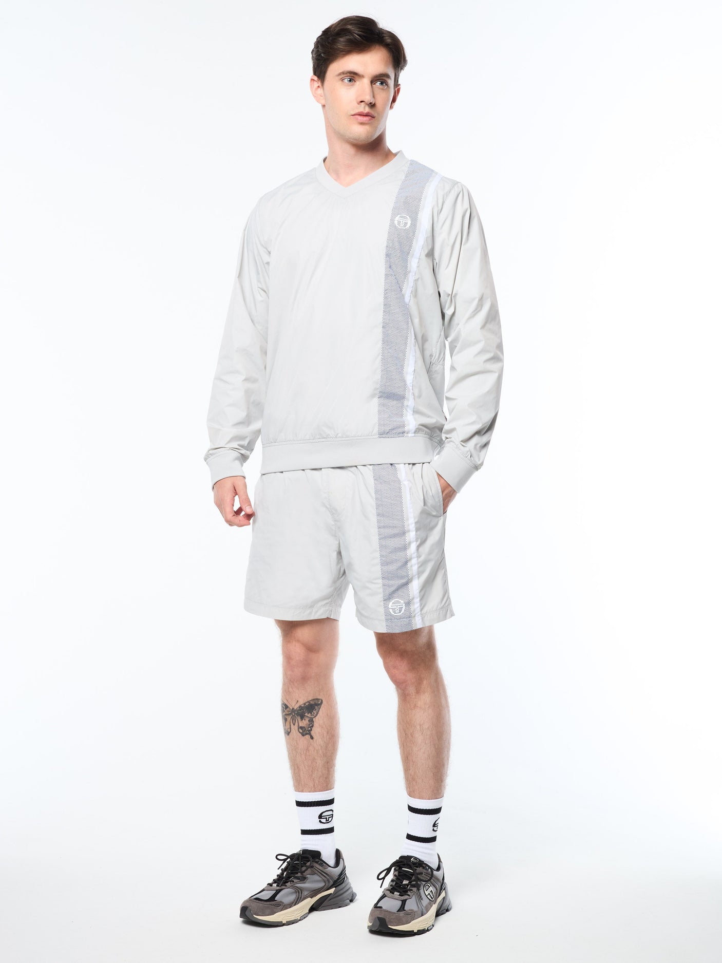 Sergio Tacchini Attivo Damarindo Crewneck - Quiet Shade
