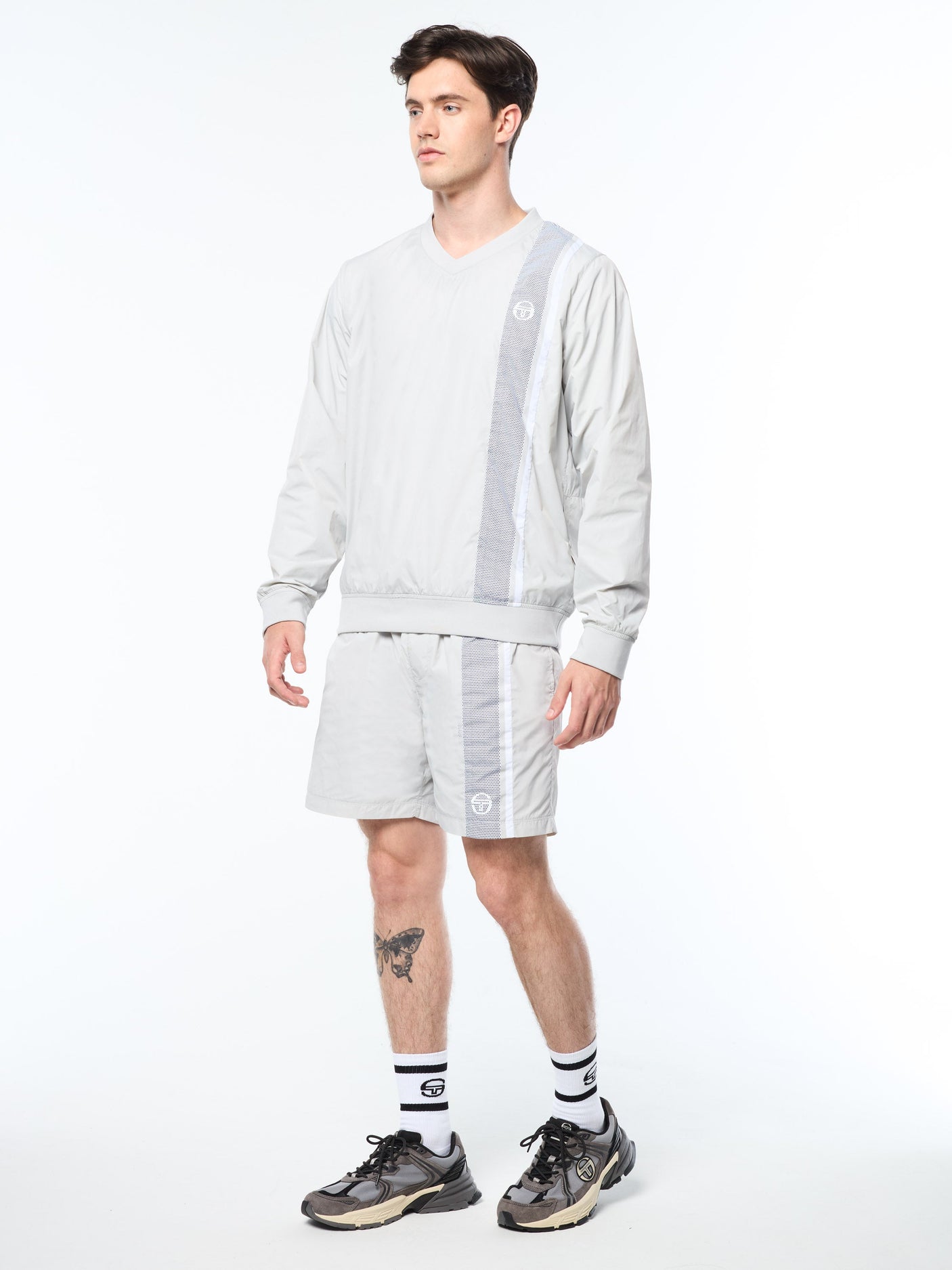 Sergio Tacchini Attivo Damarindo Crewneck - Quiet Shade