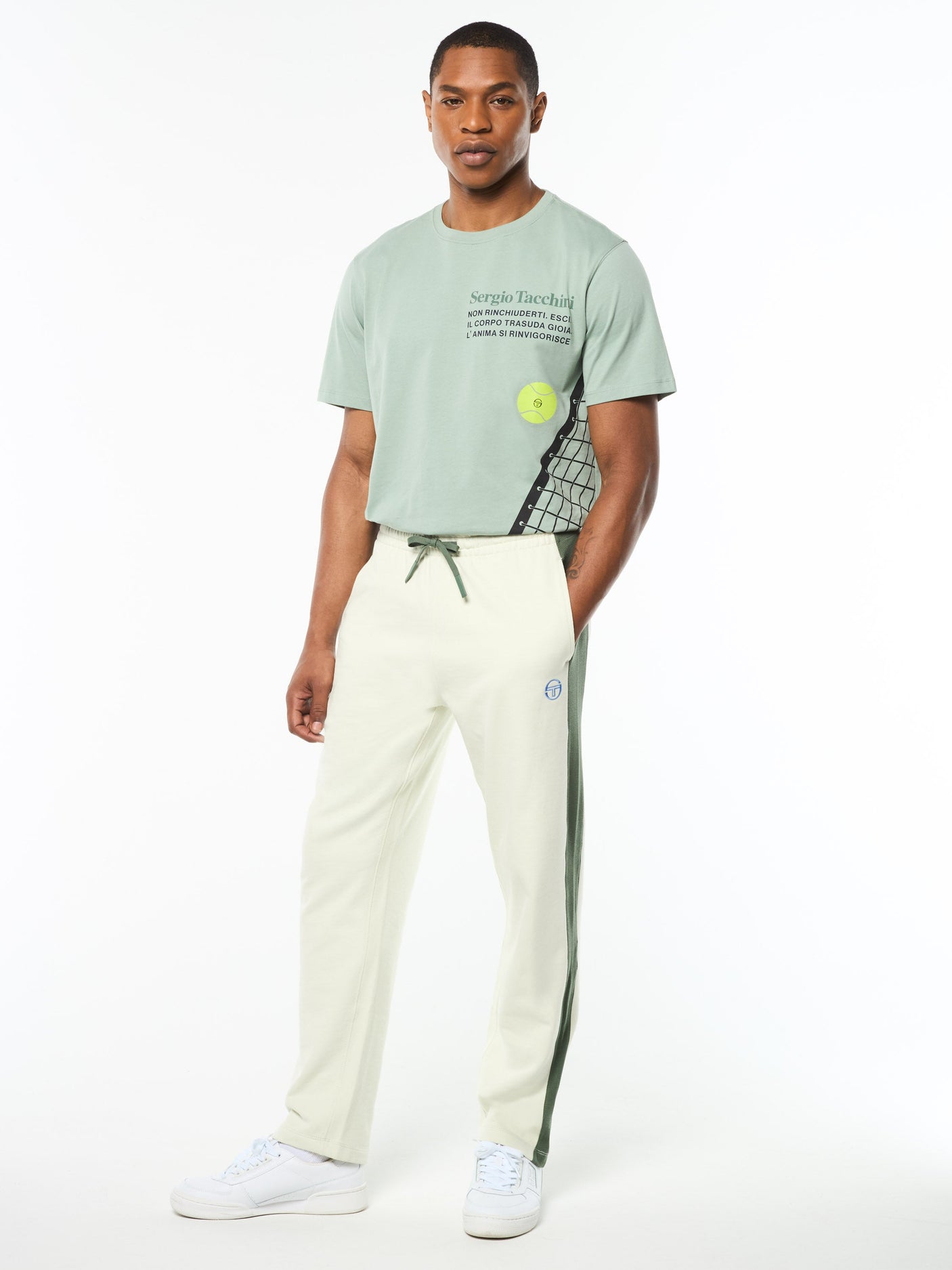 Sergio Tacchini Suonare Sweatpant - Almost Aqua