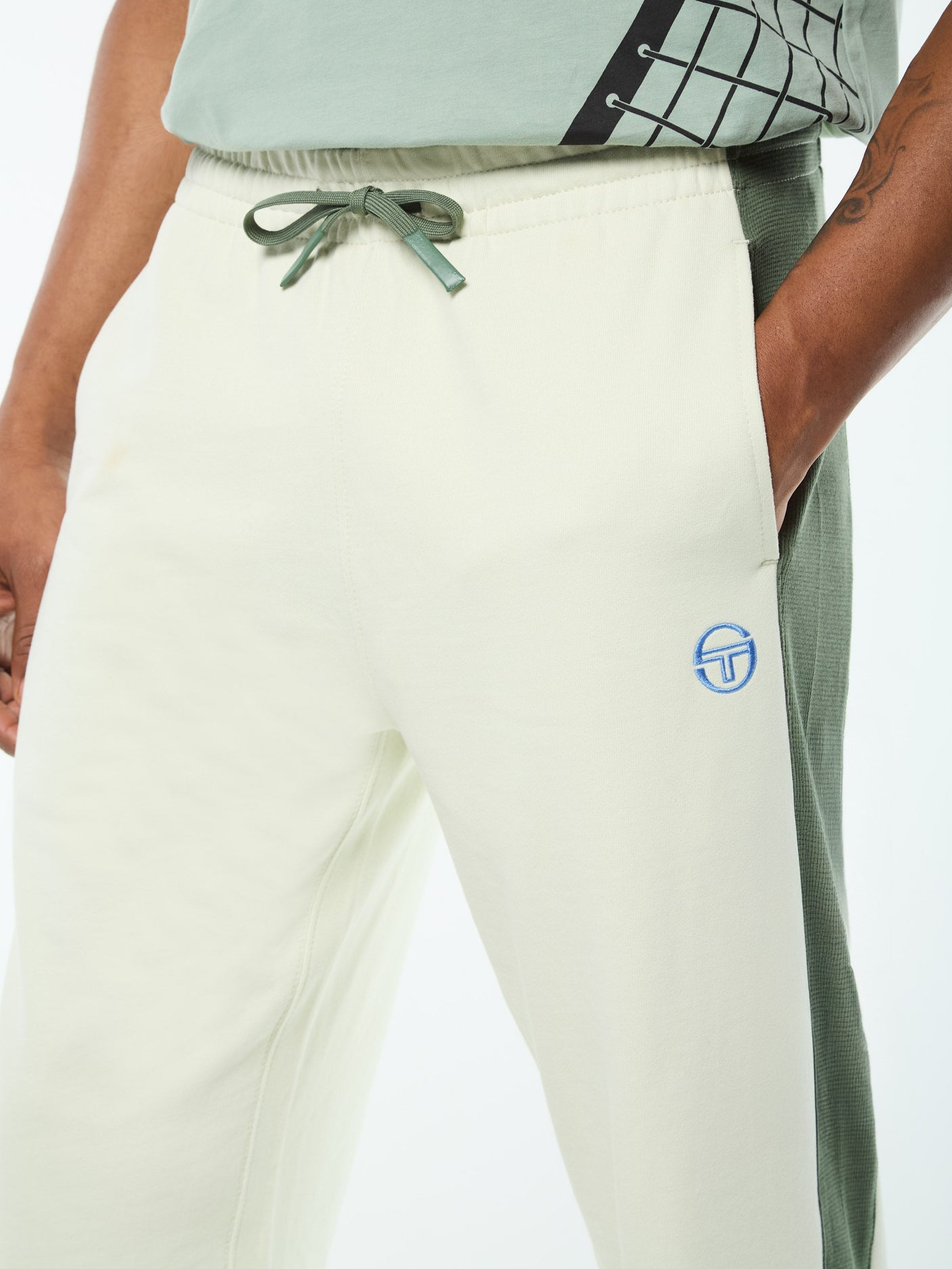 Sergio Tacchini Suonare Sweatpant - Almost Aqua