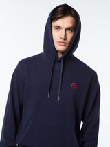 Sergio Tacchini Grafico Hoodie - Maritime Blue