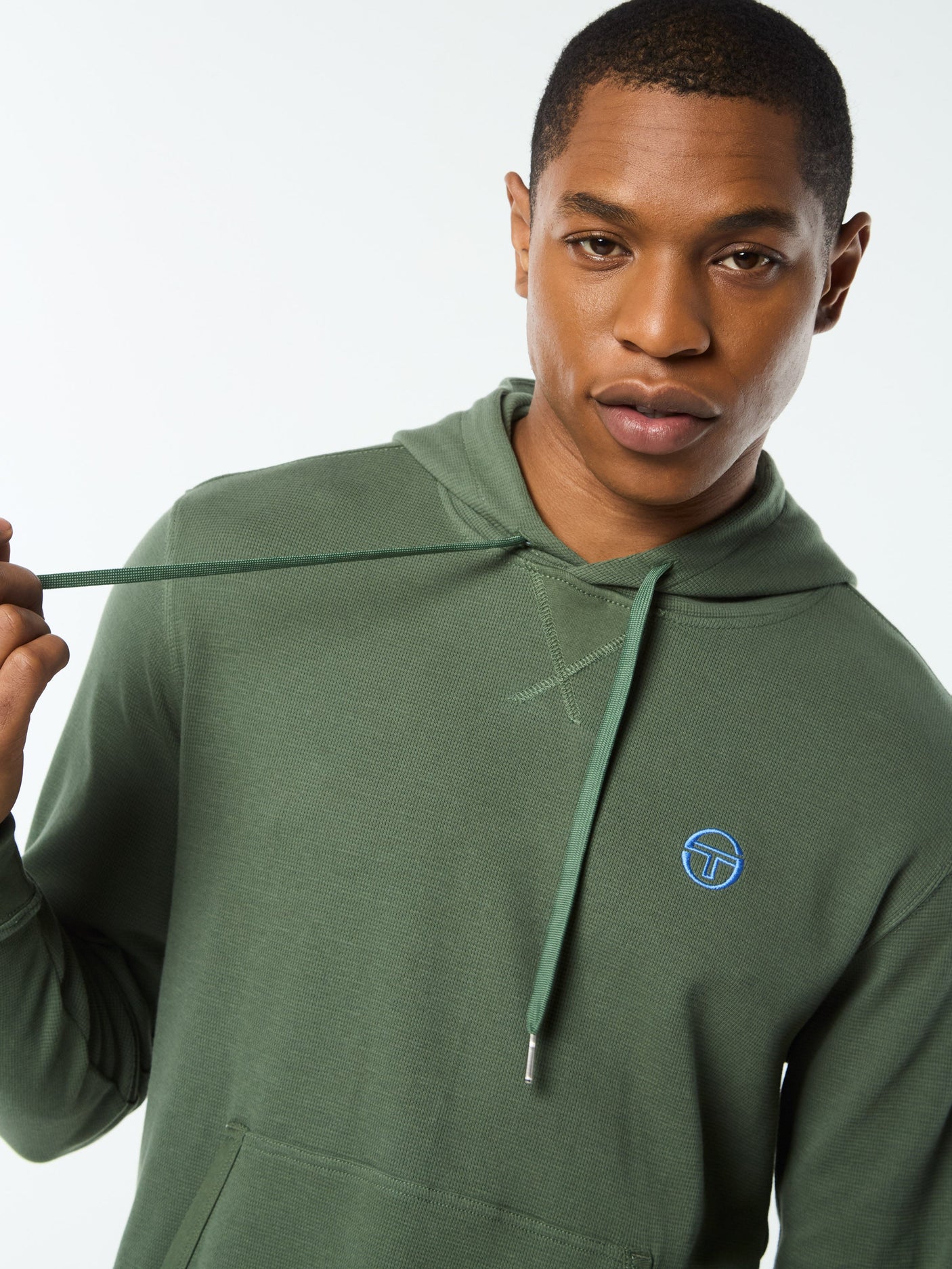 Sergio Tacchini Grafico Hoodie - Duck Green