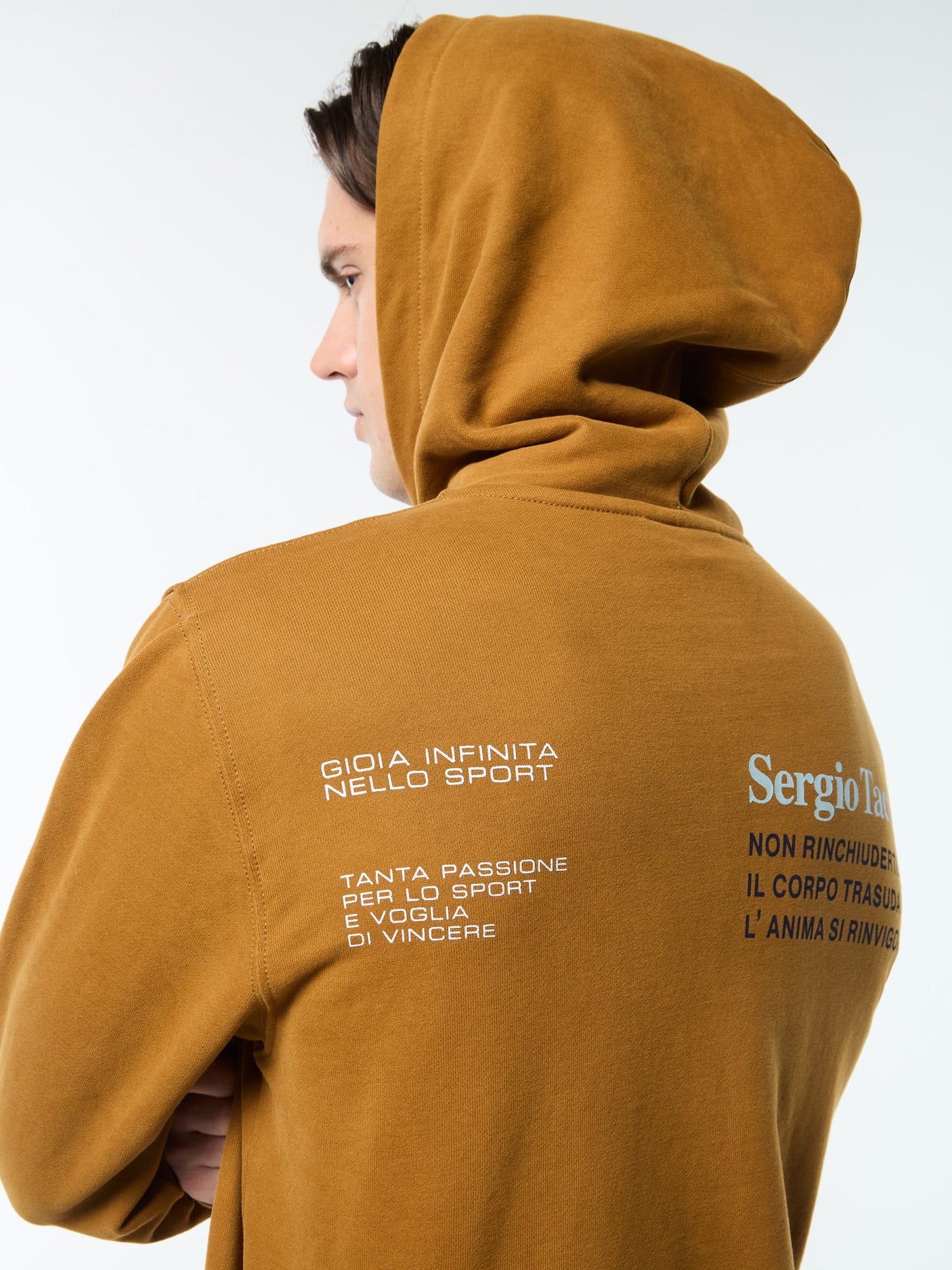 Sergio Tacchini Netto Hoodie - Bronze Brown