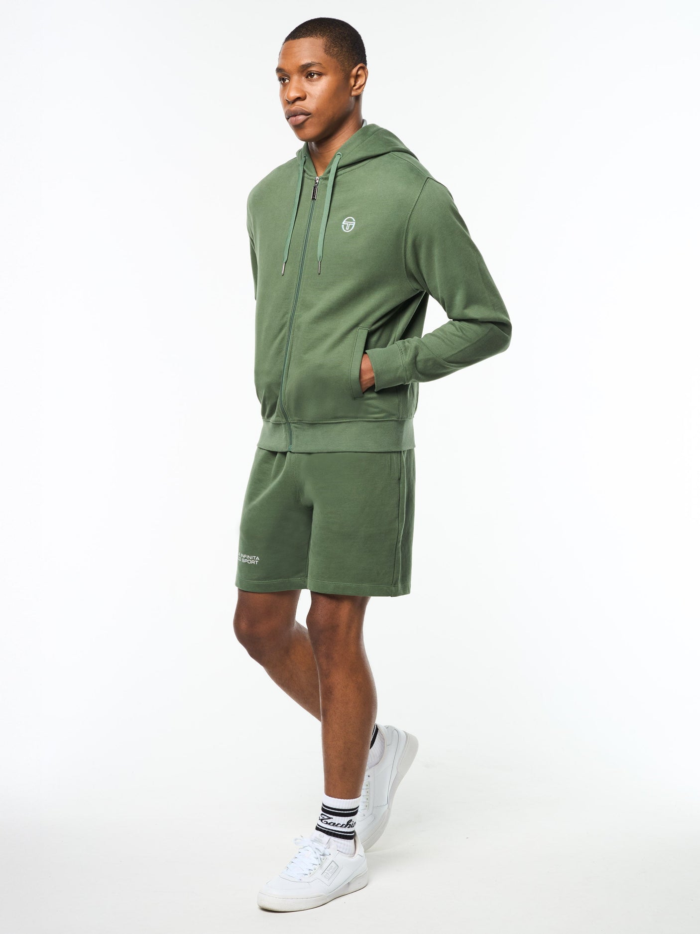 Sergio Tacchini Netto Hoodie - Duck Green