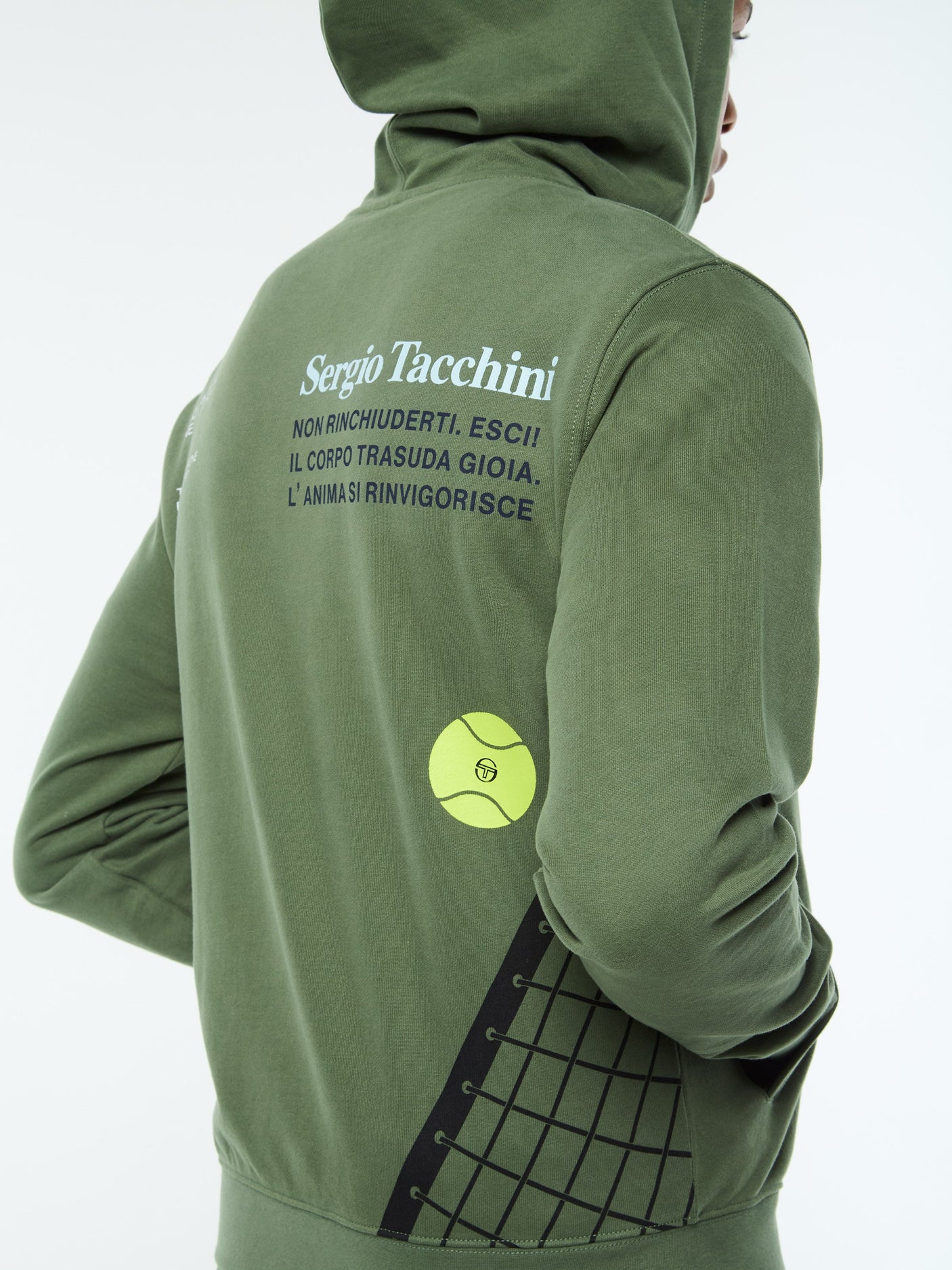 Sergio Tacchini Netto Hoodie - Duck Green