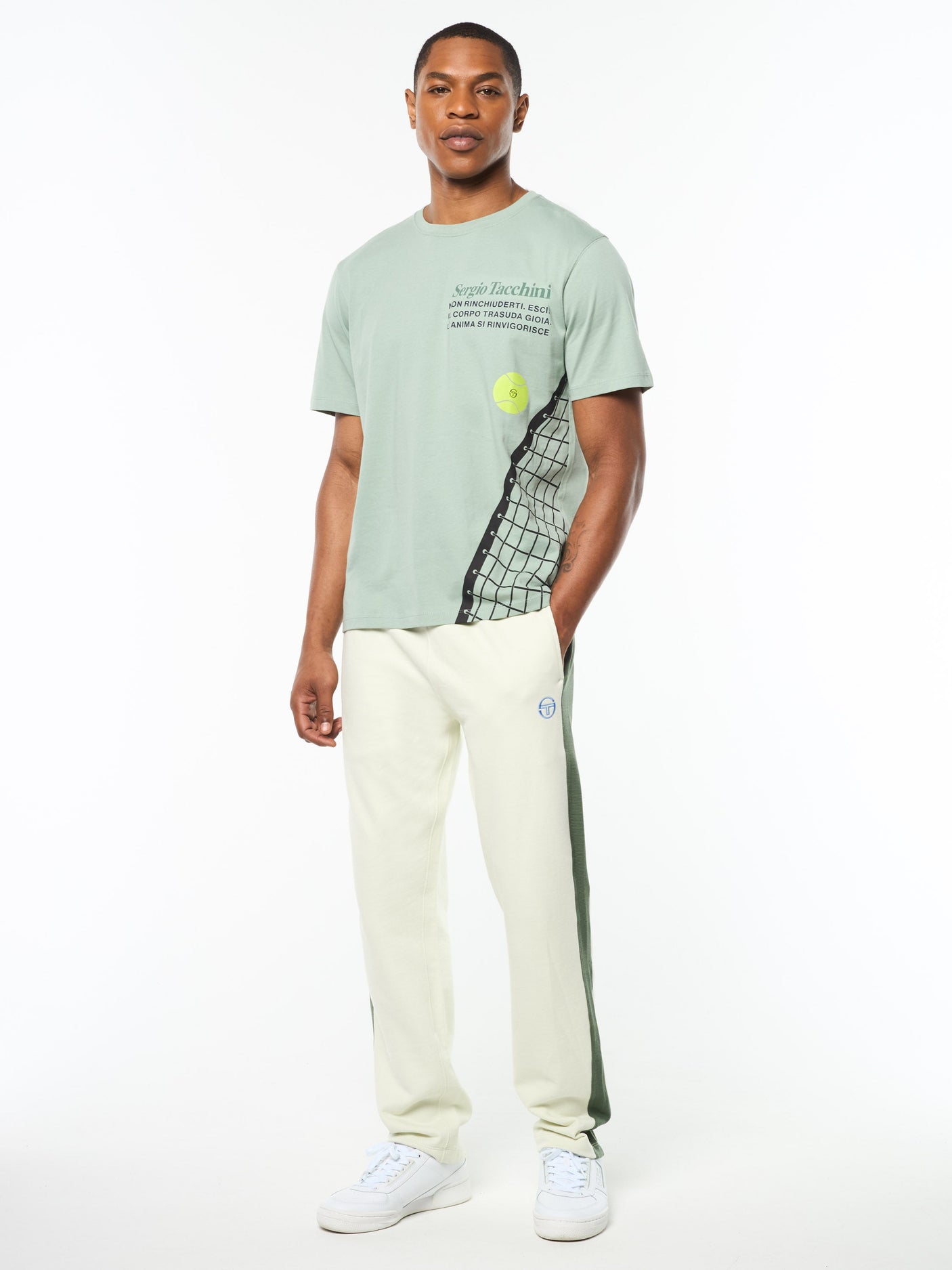 Sergio Tacchini Netto T - Shirt - Slate Gray