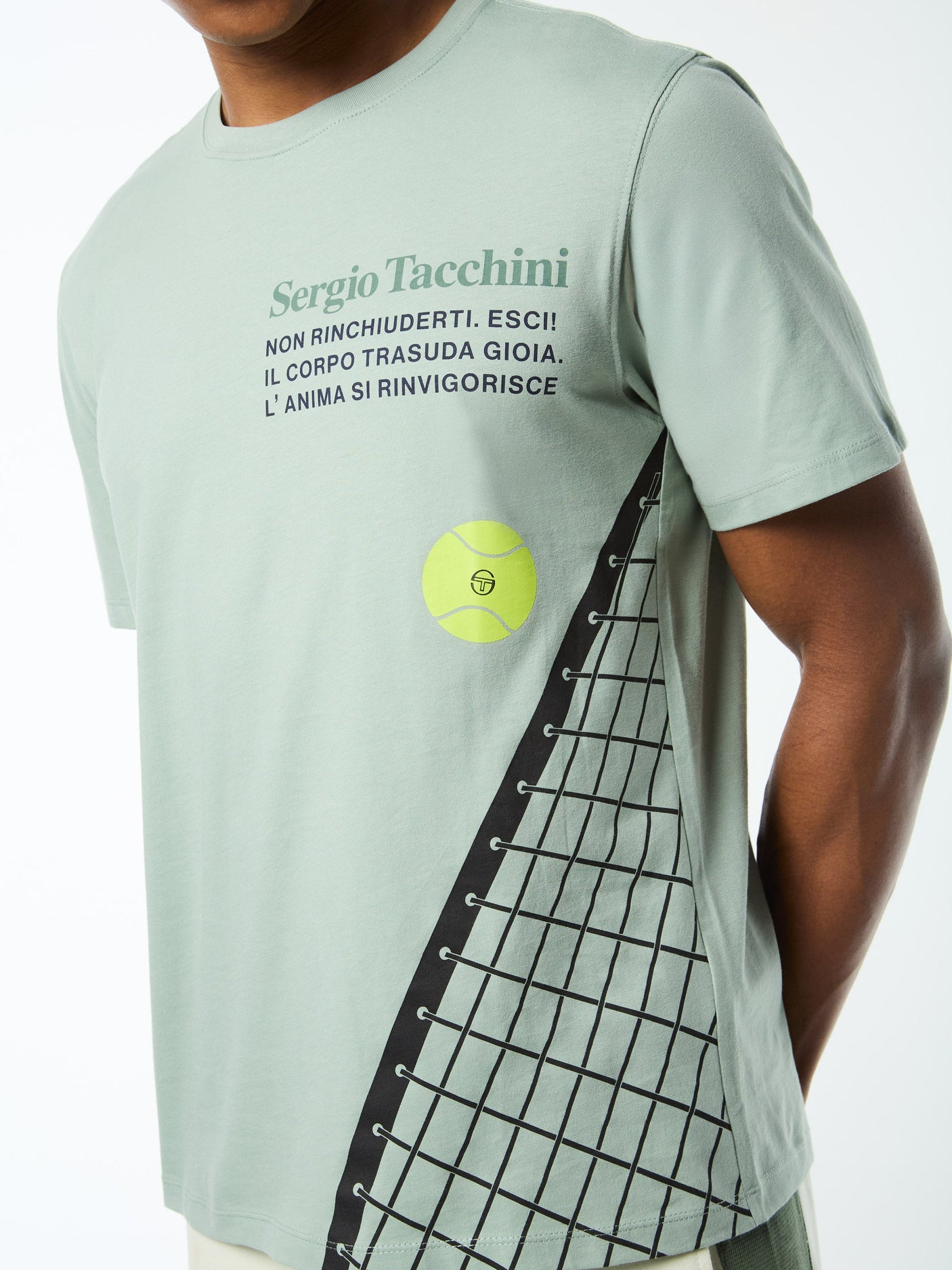 Sergio Tacchini Netto T - Shirt - Slate Gray