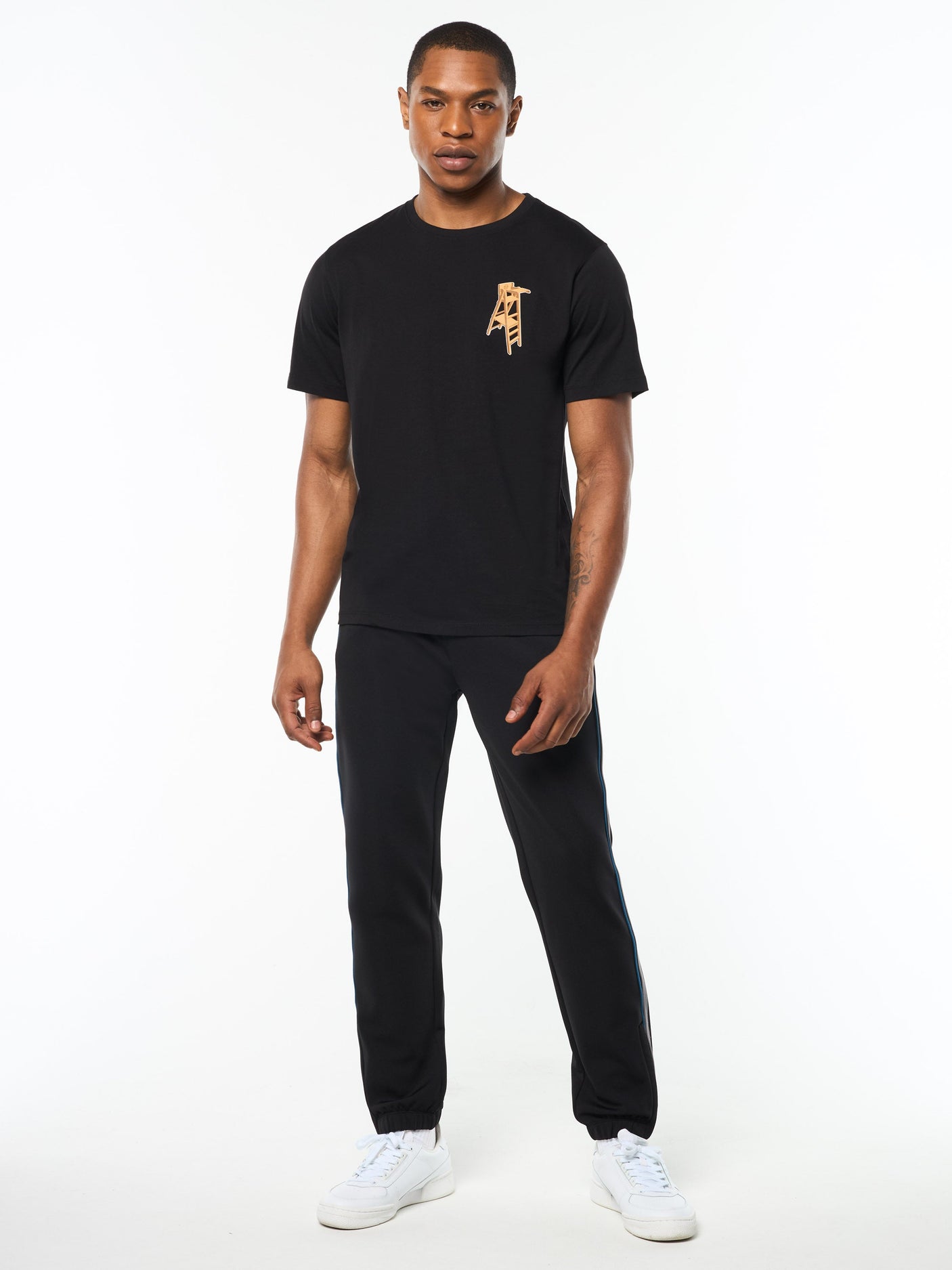 Sergio Tacchini Arbitro T - Shirt - Black Beauty