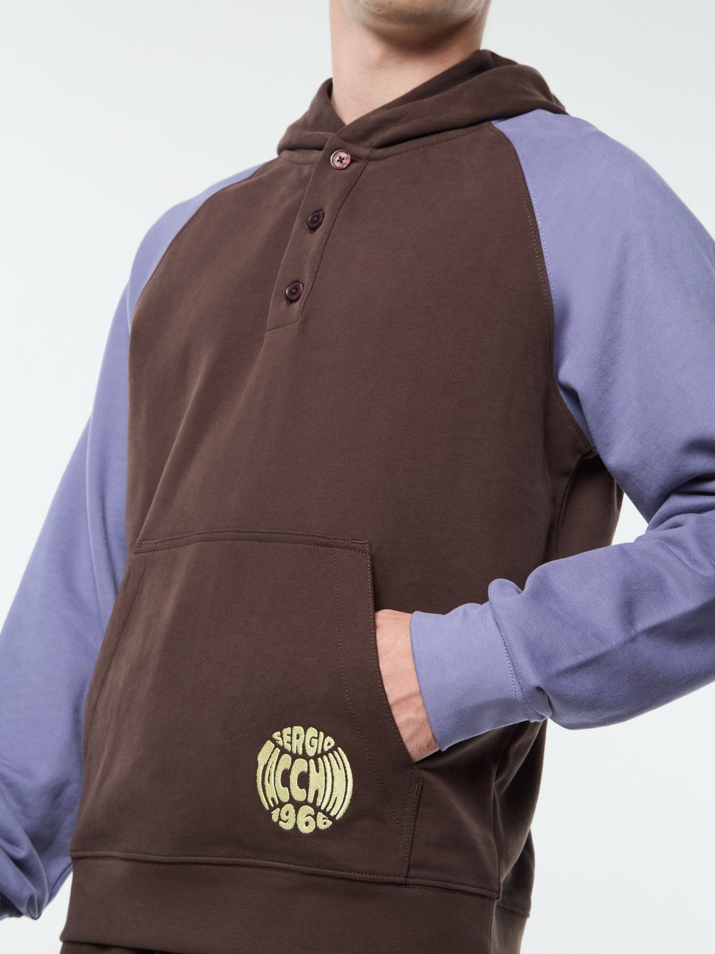 Sergio Tacchini Vincere Hoodie - Mulch