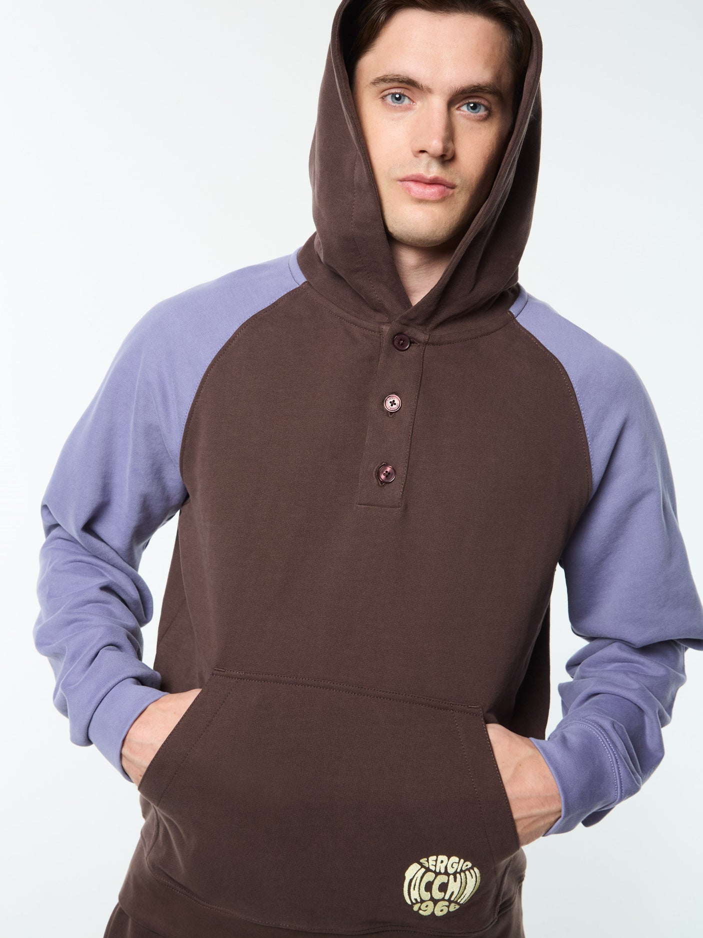 Sergio Tacchini Vincere Hoodie - Mulch