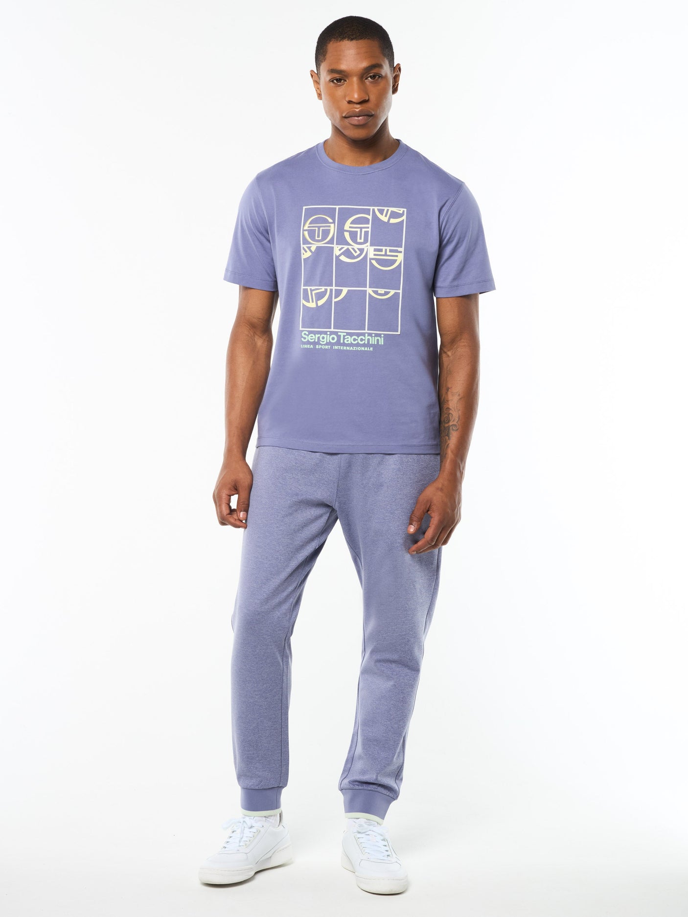 Sergio Tacchini Vincere T - Shirt - Heron