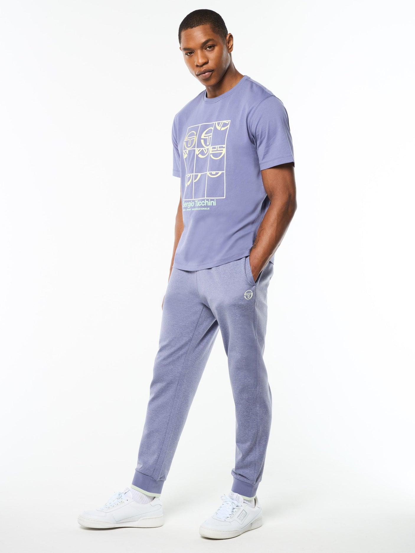 Sergio Tacchini Vincere T - Shirt - Heron
