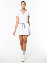 Sergio Tacchini Agata Wrap Polo - Brilliant White